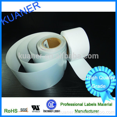 Solvent based glue sticker PET